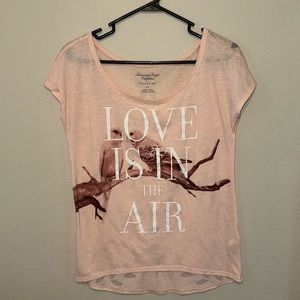 Women’s American Eagle pink t-shirt size S, new with tags